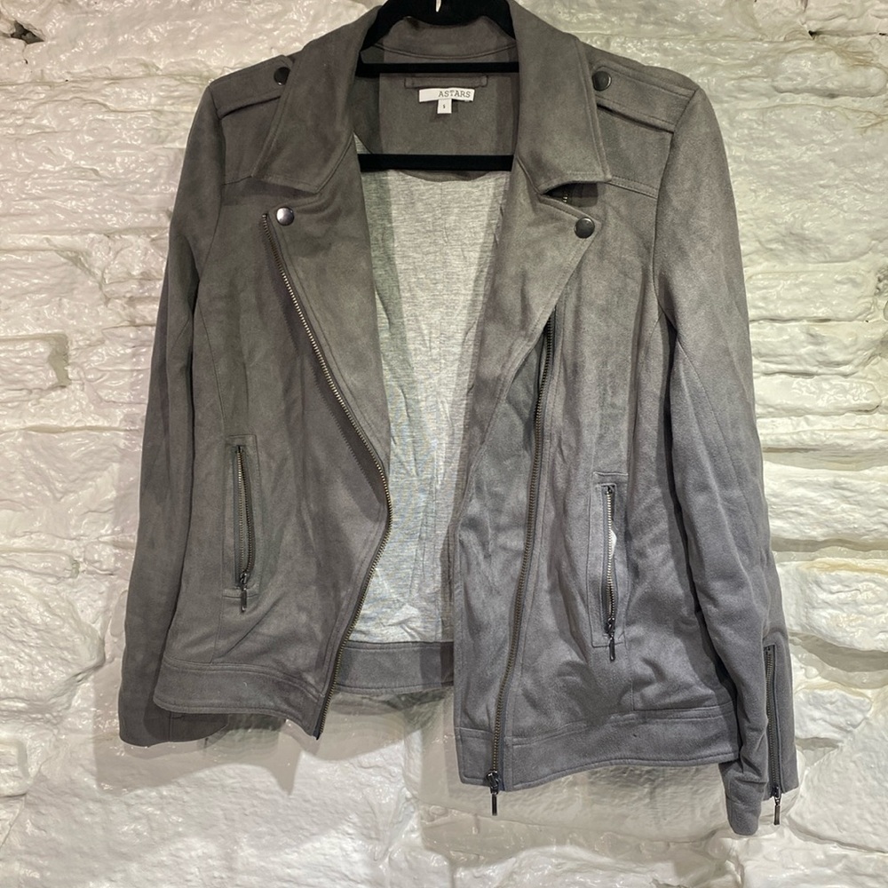 Astars Faux Leather Moto Jacket